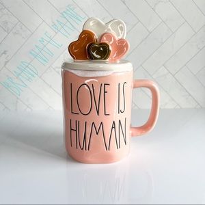 Rae Dunn Love is Human Mug